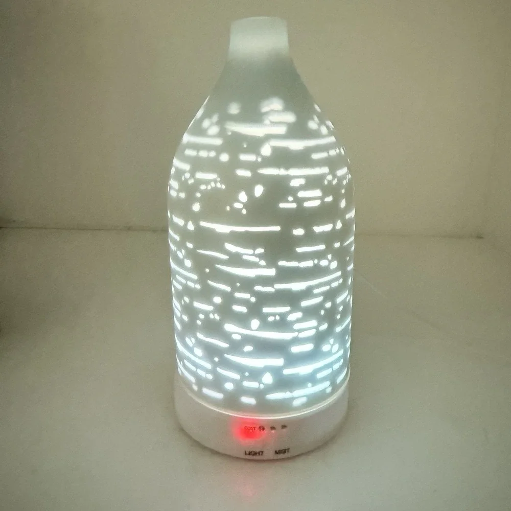 Tommy Bahama Ultrasonic Aromatherapy Diffuser Color Changing Light Mist Tested